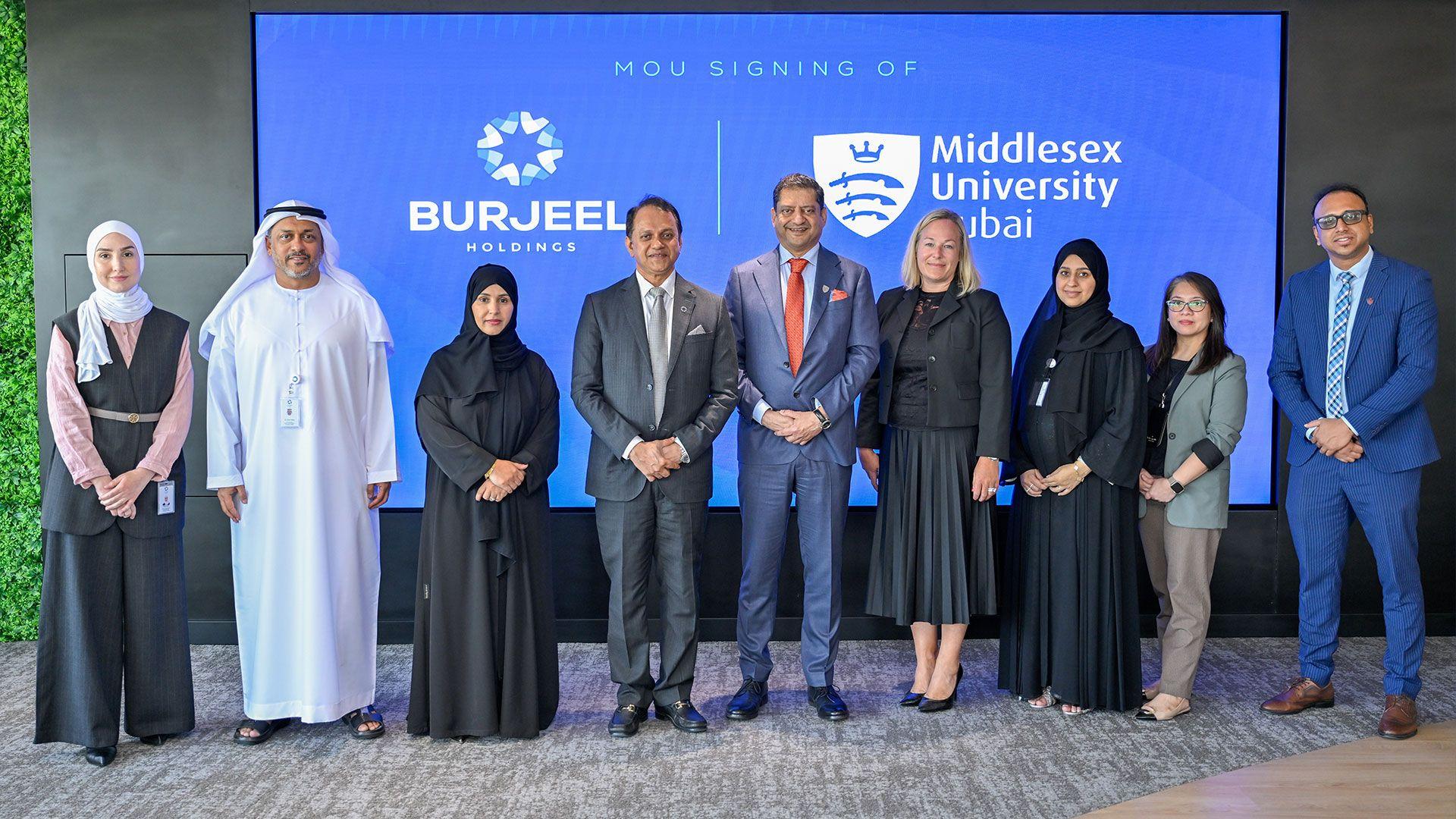 In a move to shape the future of healthcare education and training in the region, Middlesex University (MDX) Dubai have signed a Memorandum of Understanding (MoU) with Burjeel Holdings.
