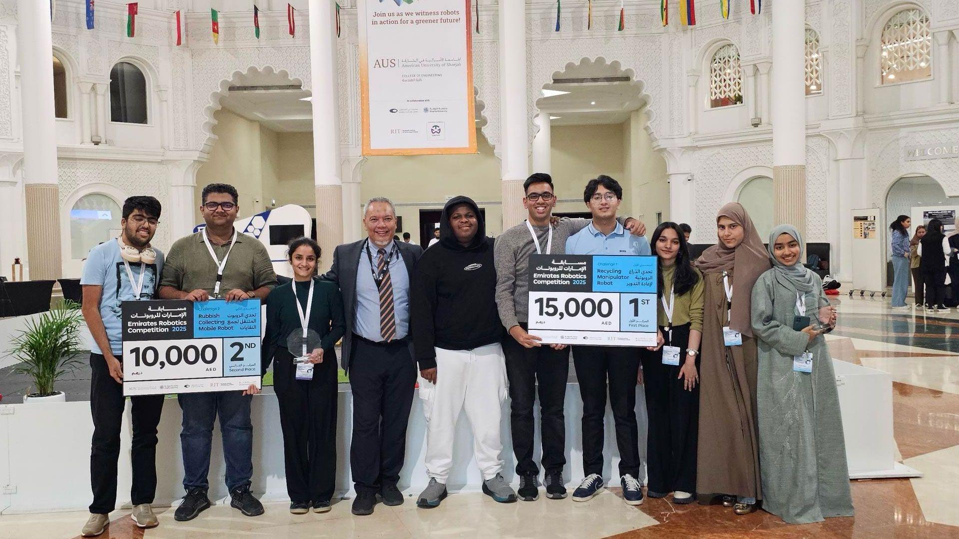 Emirates Robotics Competition Win for Middlesex University Dubai