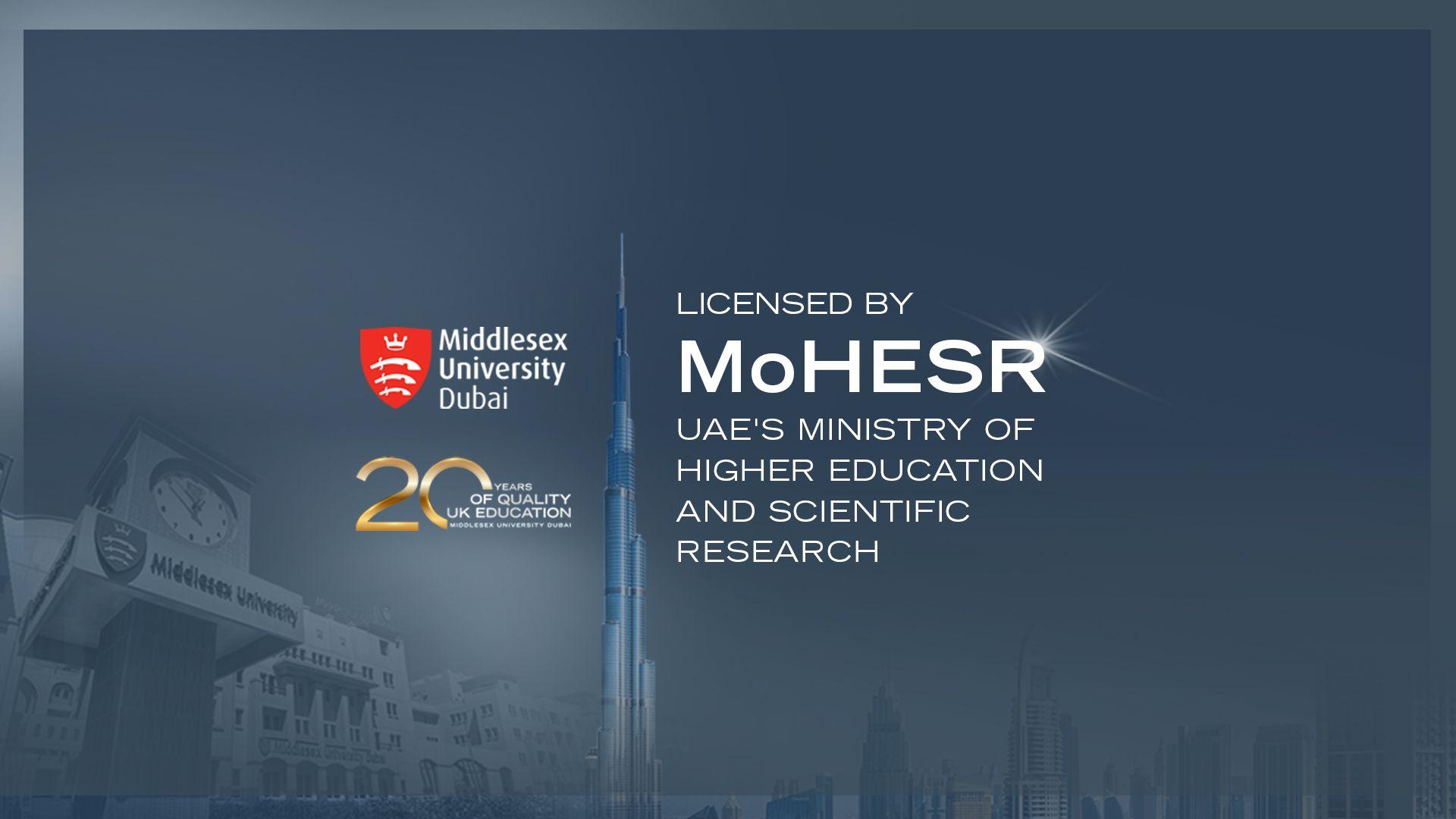 Middlesex University Dubai Receives Prestigious MoHESR Licensure