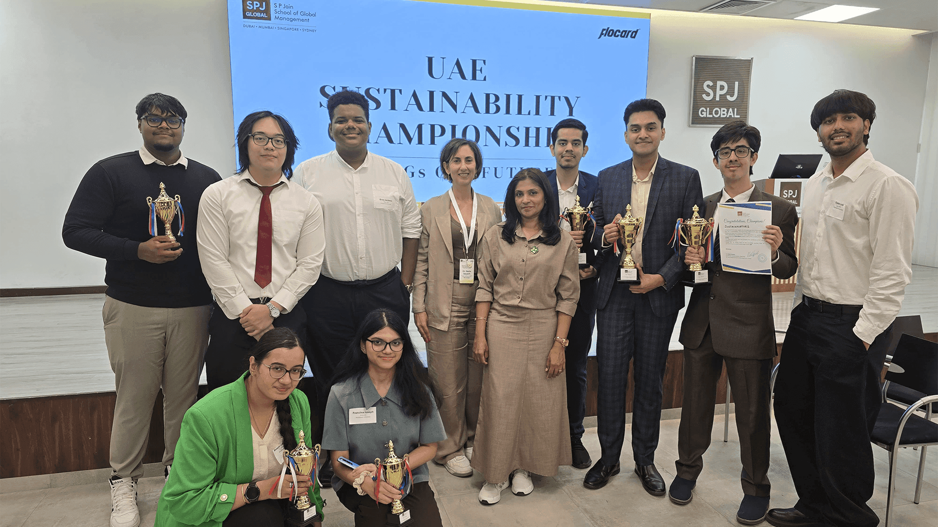 We are thrilled to announce the outstanding achievement of our undergraduate Business students at the UAE Sustainability Championship Pitch Competition 2025.