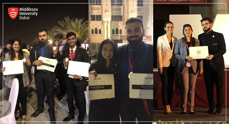 American University Sharjah February 2019 – 5 Top Delegate Awards