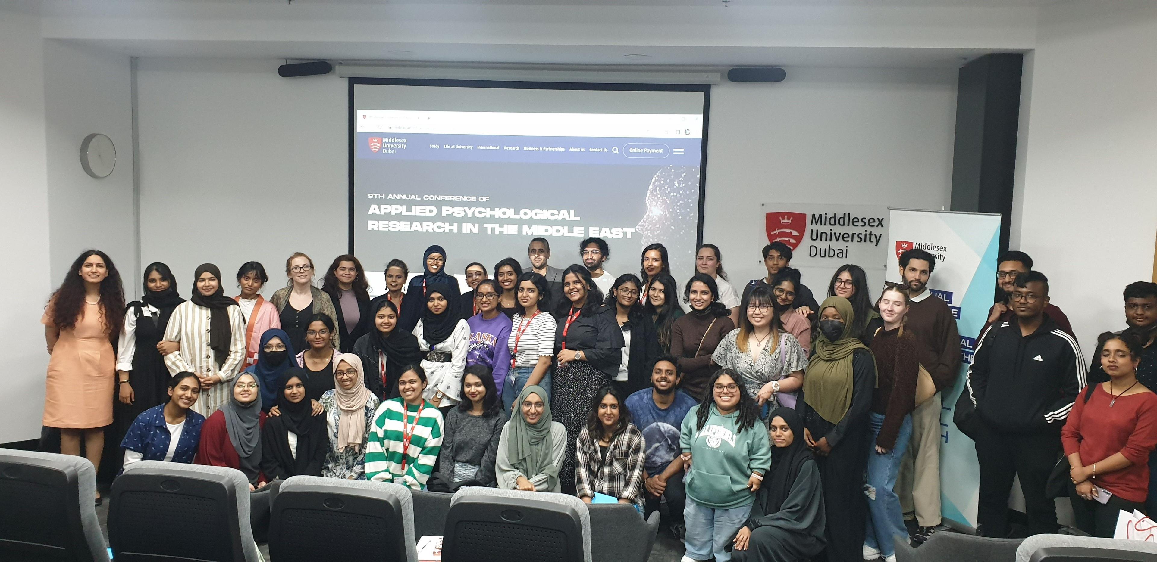 The 9th Annual Conference of Applied Psychological Research in the Middle East led by our Psychology Department was held on 17th November, focusing on the theme of ‘Global Mental Health’.