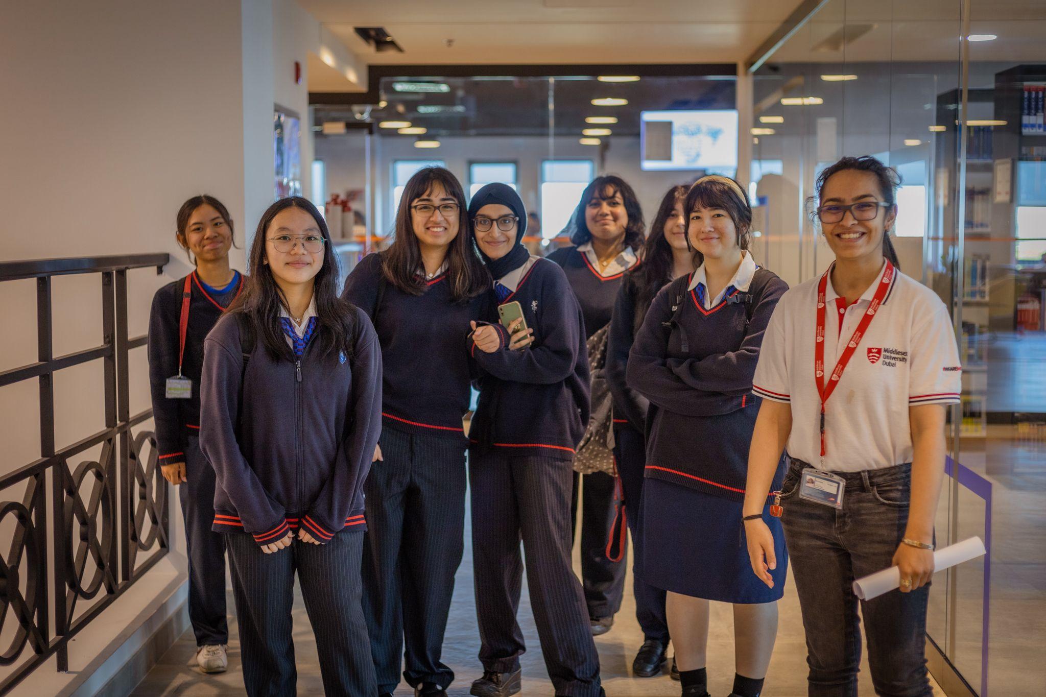 Middlesex University Dubai’s highly anticipated Schools Week returned to classrooms across the UAE from 8th-11th May, as more than 100 schools counsellors, class teachers and students joined the UK university’s team virtually for four days of informative sessions about campus life in Dubai.