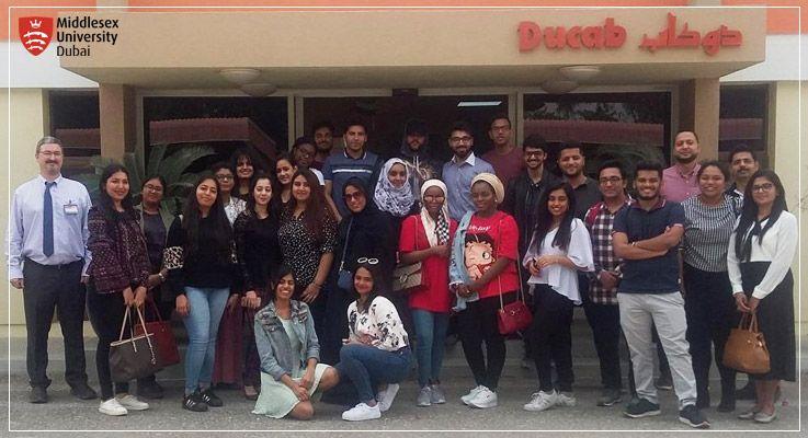 Ducab Field Trip for MDX International Business Students
