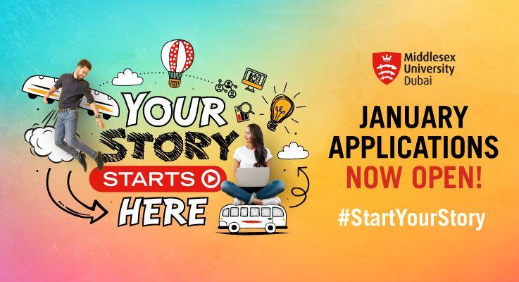 Your 2020 Story Starts at Middlesex University Dubai this January