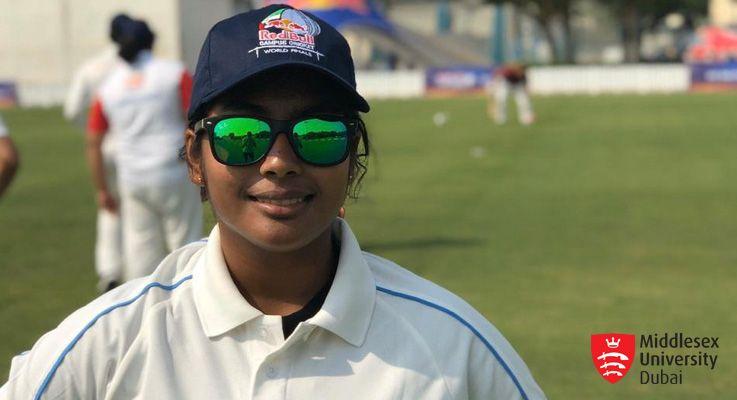 Kavisha Kumari becomes first female player on the Team Middlesex Cricket Team
