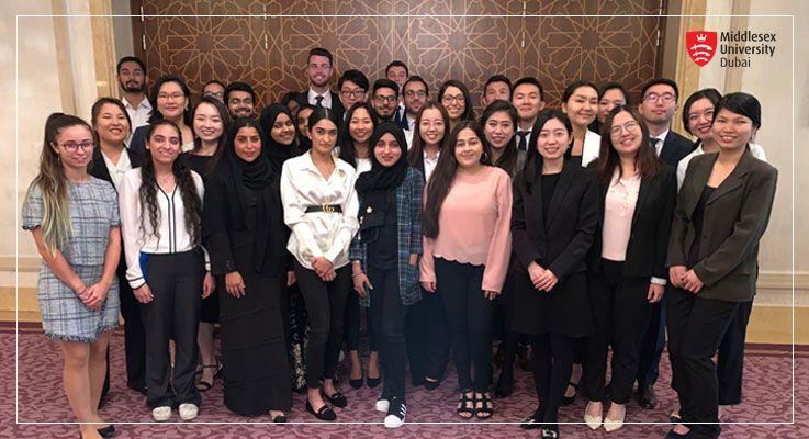 MDX Dubai students participate in event in conjunction with Dubai Business Associates