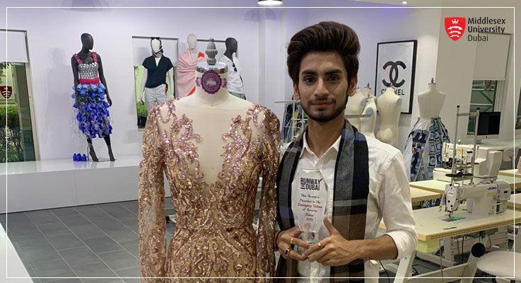 Fashion Student Mohak Chauhan is the star of Runway Dubai