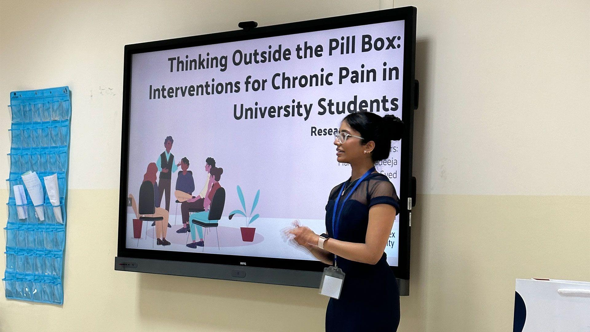 A group of Undergraduate researchers from Middlesex University Dubai’s Education and Psychology departments are celebrating their success at two recent student research competitions in the UAE. 