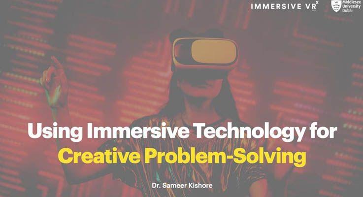 Interactive Session about ‘Using Immersive Technology for Creative Problem Solving’ at GEMS Founders School and Cambridge International School