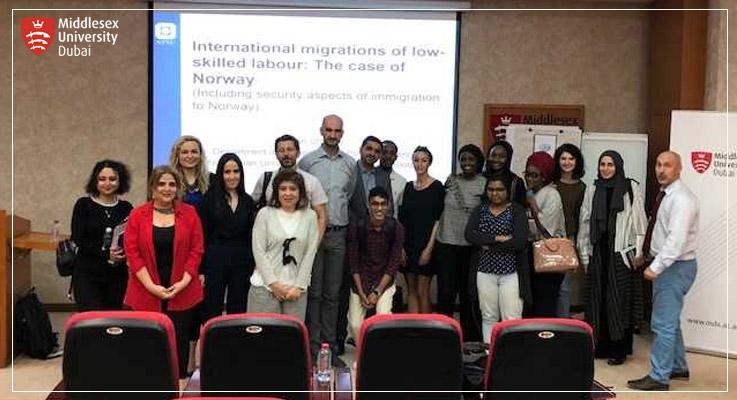 Experts from Norway present to MA International Relations students